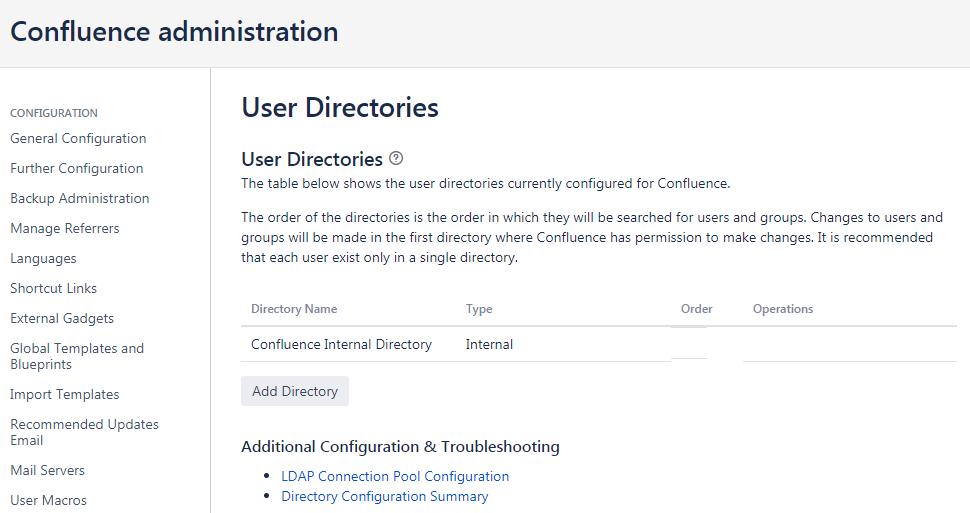 Add user directory