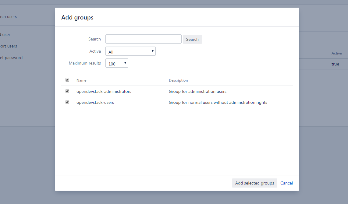 Administrator groups